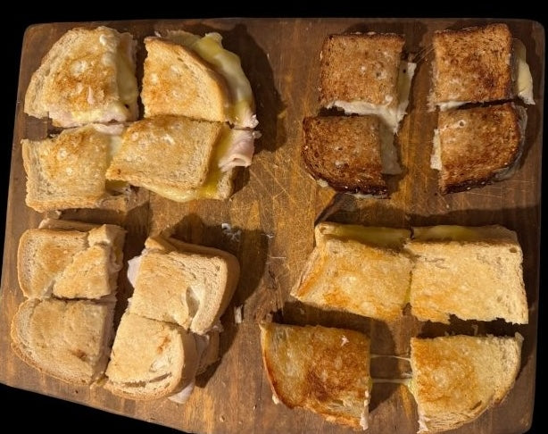 Grilled Triple Cheese Sandwich