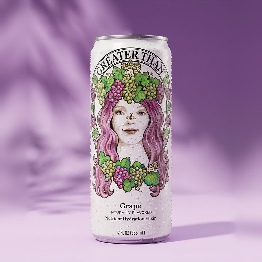 Grape: Coconut Water and Real Fruit Juice with Electrolytes, Vitamins and Fiber