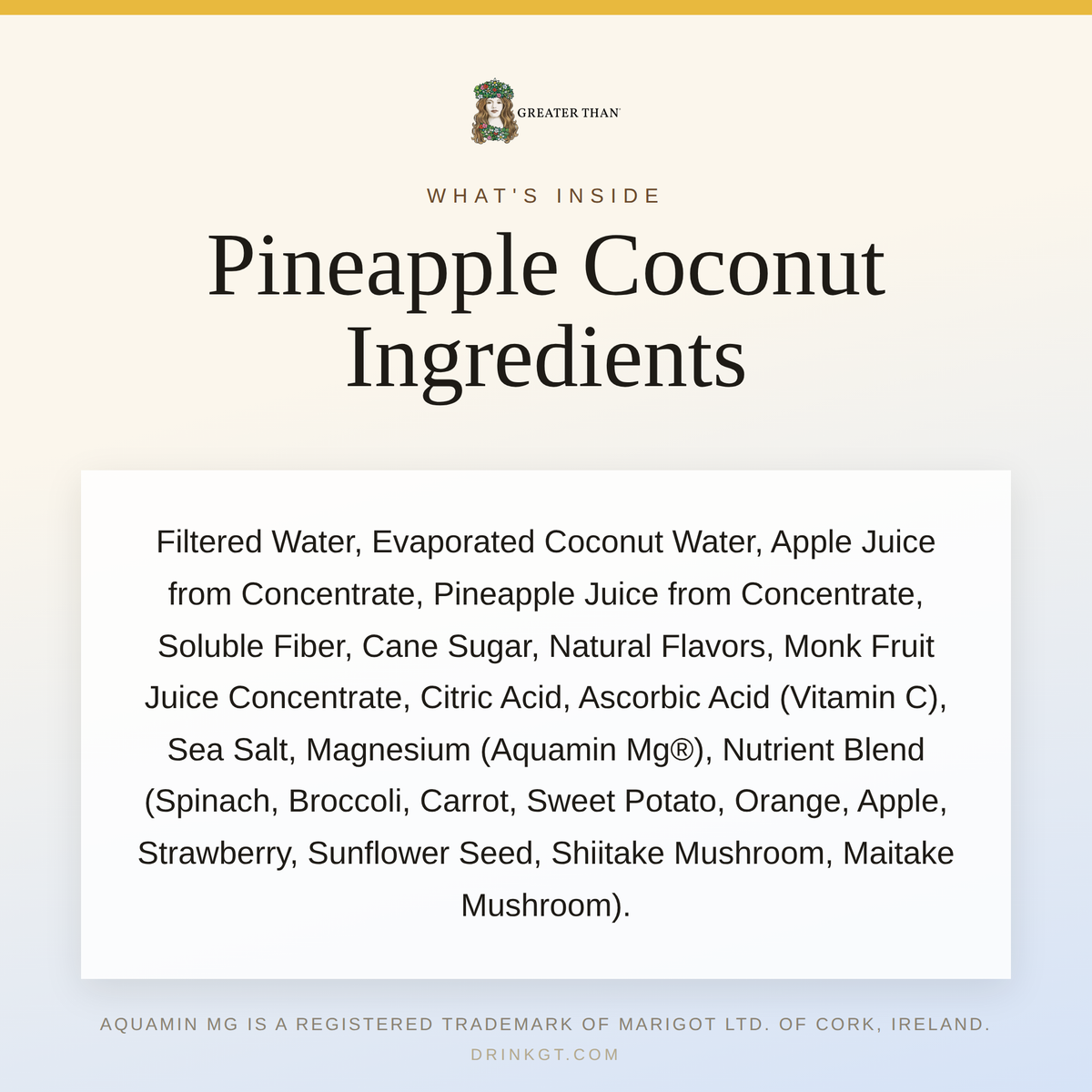 Pineapple Coconut: Coconut Water and Real Fruit Juice with Electrolytes, Vitamins and Fiber