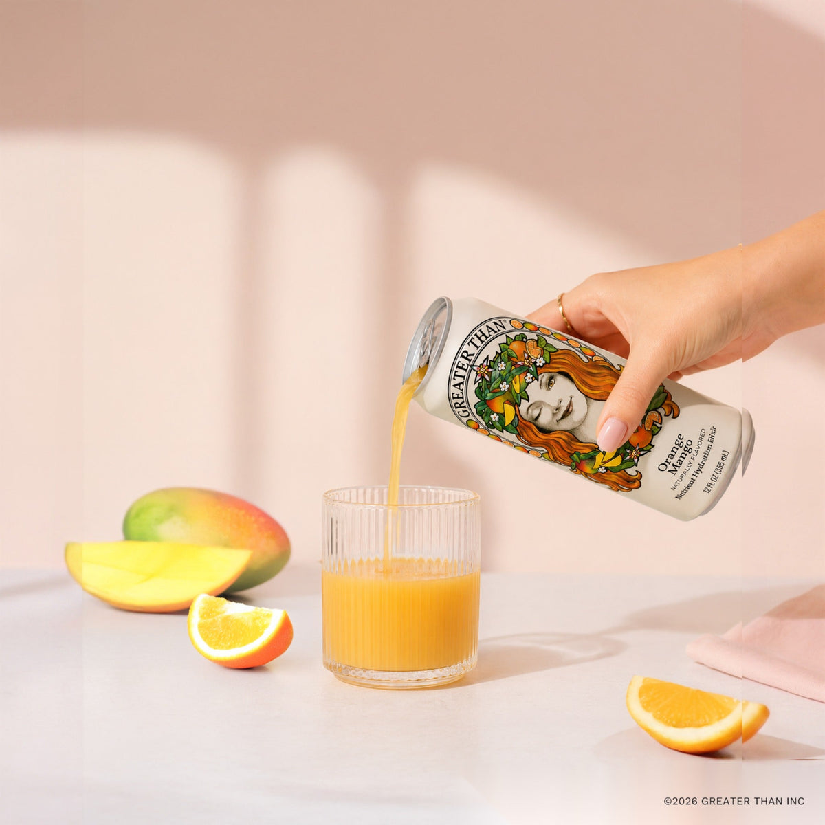 Orange Mango: Coconut Water and Real Fruit Juice with Electrolytes, Vitamins and Fiber