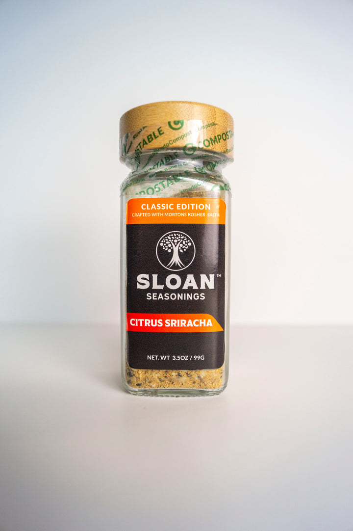 Citrus Sriracha Salt | Sweet & Fiery | No Citric Acid | Sloan Seasonings