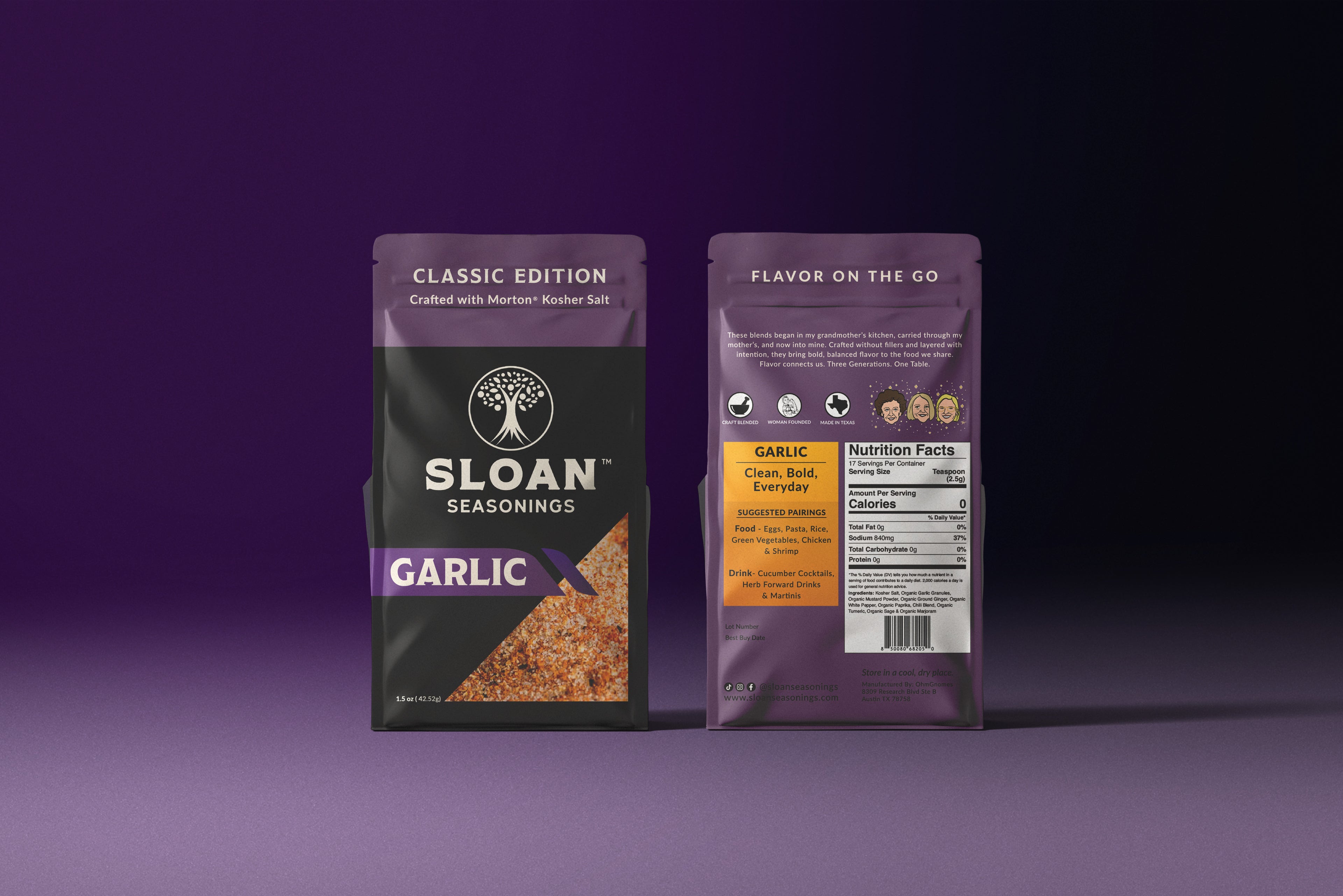 Garlic Salt Seasoning Travel Pack | Classic Edition