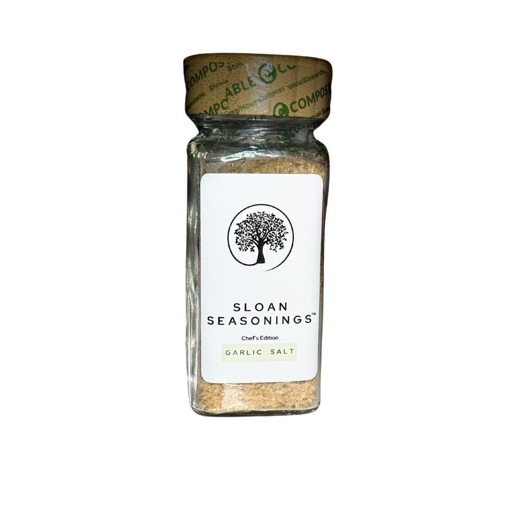 Sloan’s Garlic Salt – All-Natural, Bold Flavor Seasoning (No Sugar)