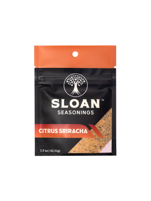 Citrus Sriracha Salt | Sweet & Fiery | No Citric Acid | Sloan Seasonings