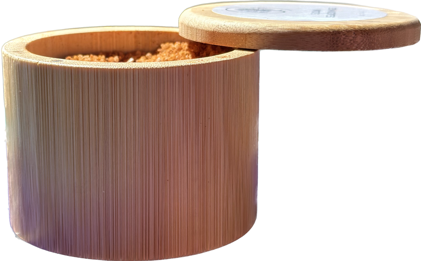 Chef's Totally Bamboo Salt Cellar with Sloan Seasonings Salt 5 oz