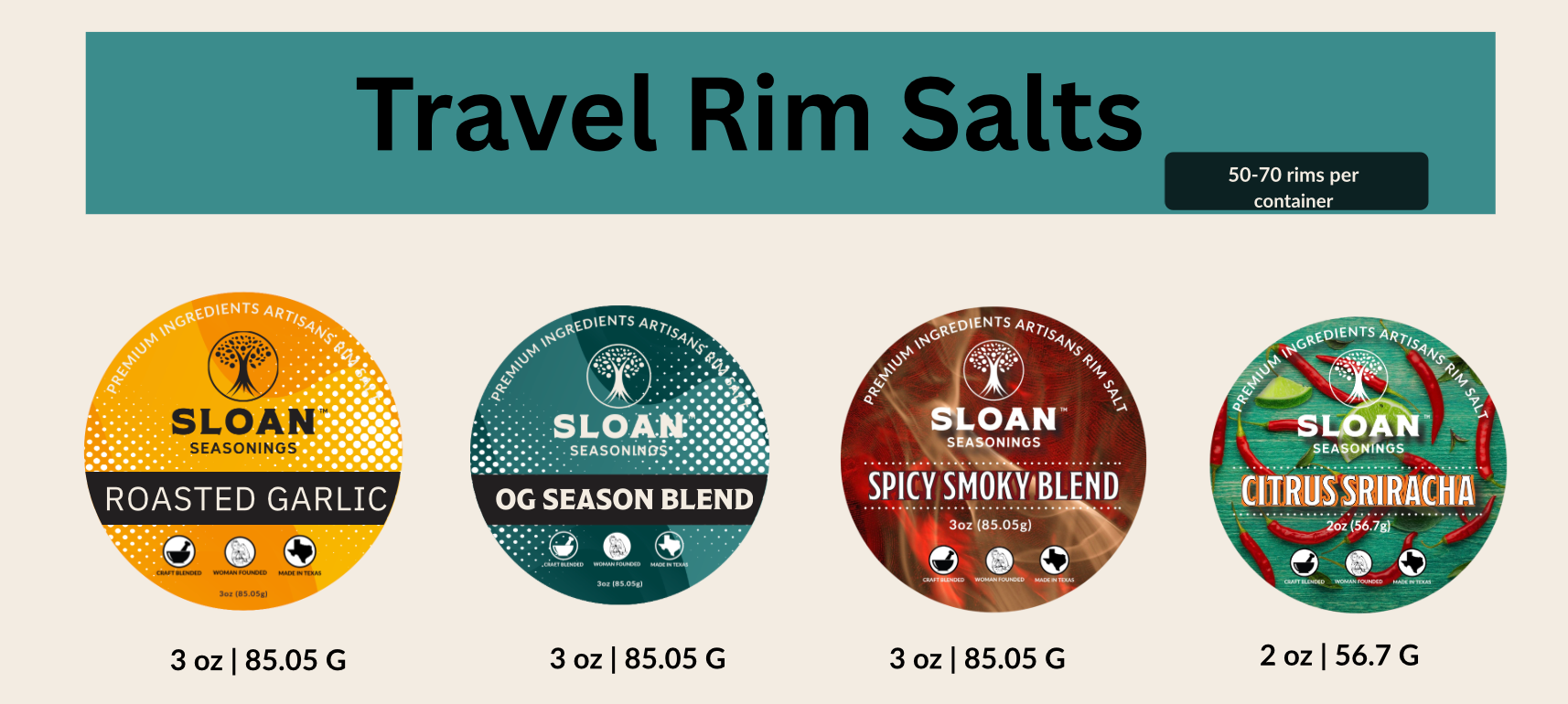 OG Rim Salt | Savory & Herby | No Citric Acid